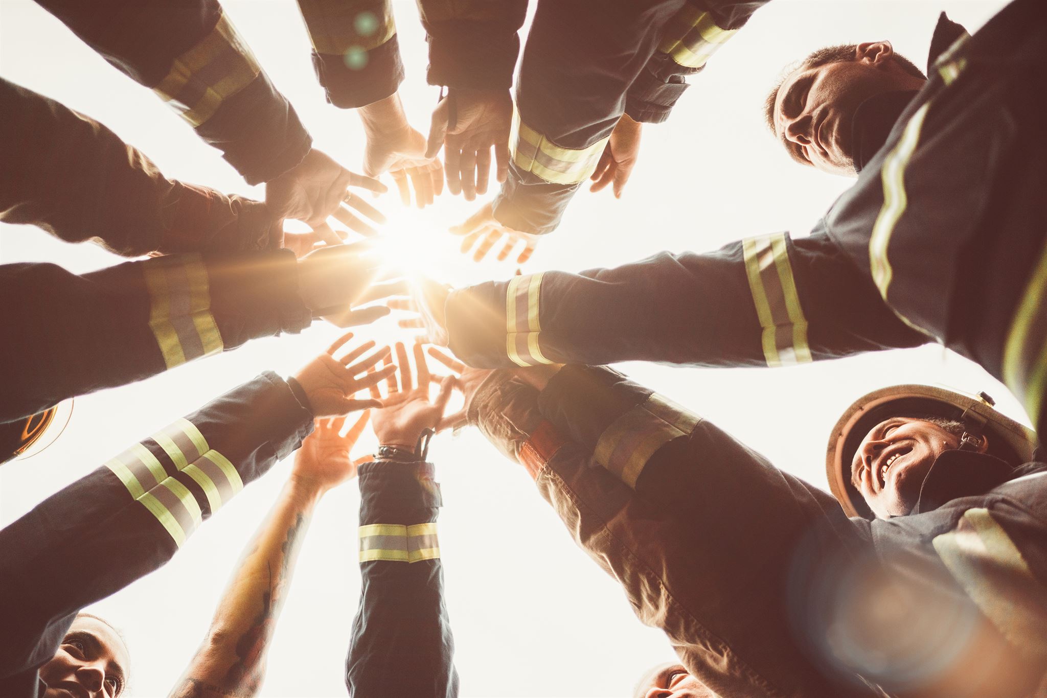 Healthcare team huddle